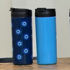 Primula x Alberti Set of 2 Printed S/S Slim Tumblers ~ Evil Eye